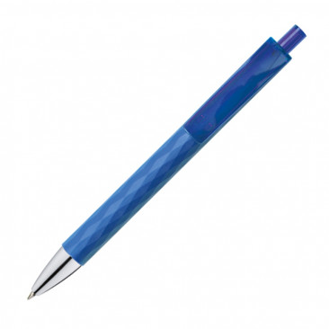 Długopis plastikowy w niebieskim kolorze z klipsem