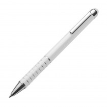 Długopis metalowy do ekranów dotykowych - biały