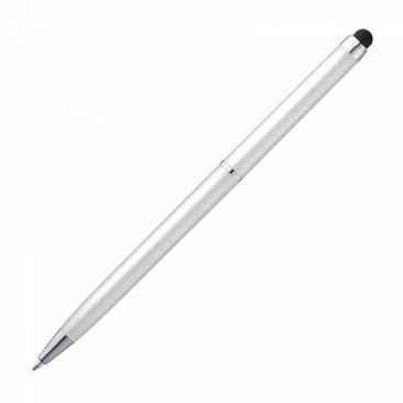 Długopis plastikowy touch pen - biały 